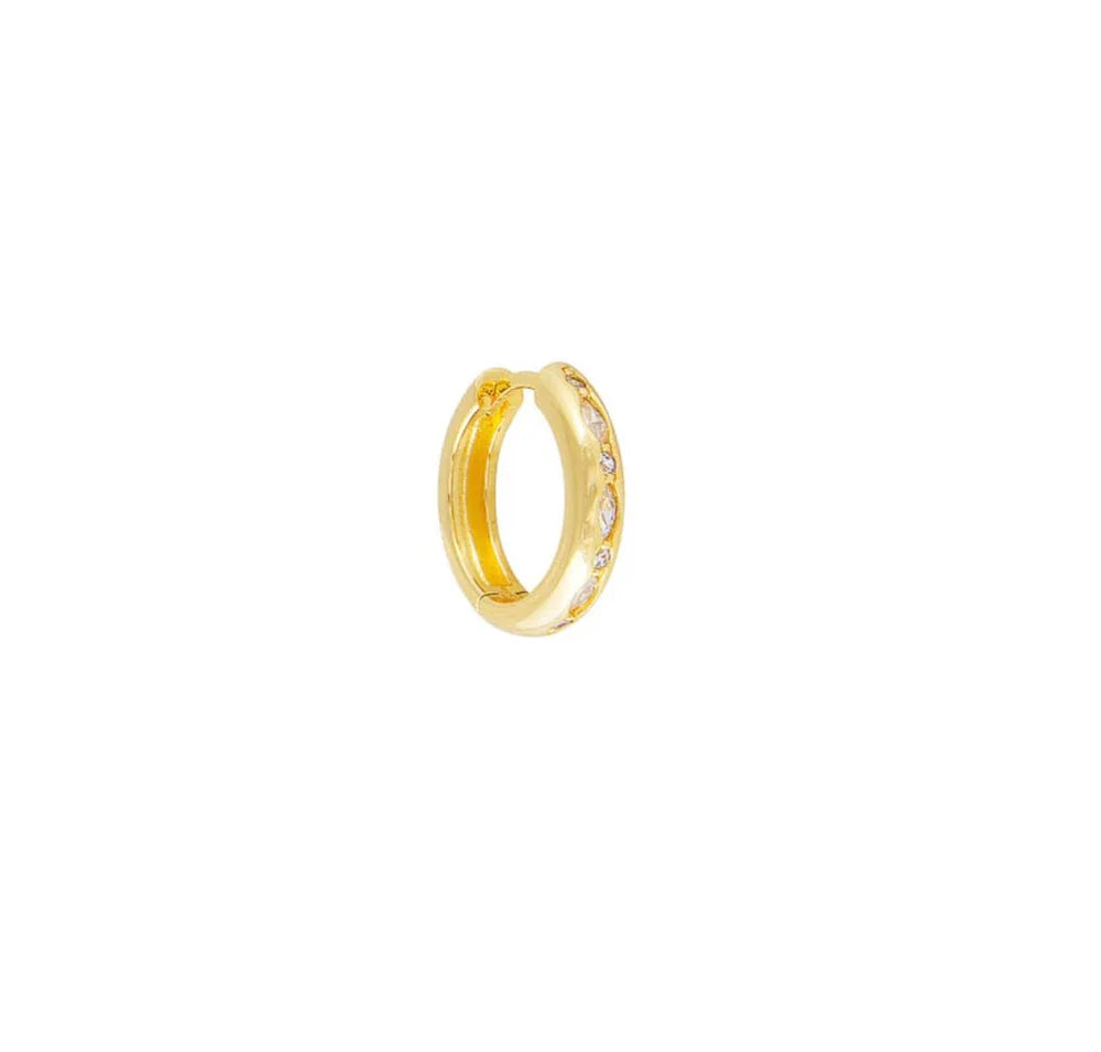 FAIRLEY : Bubble Pave Midi Hoops