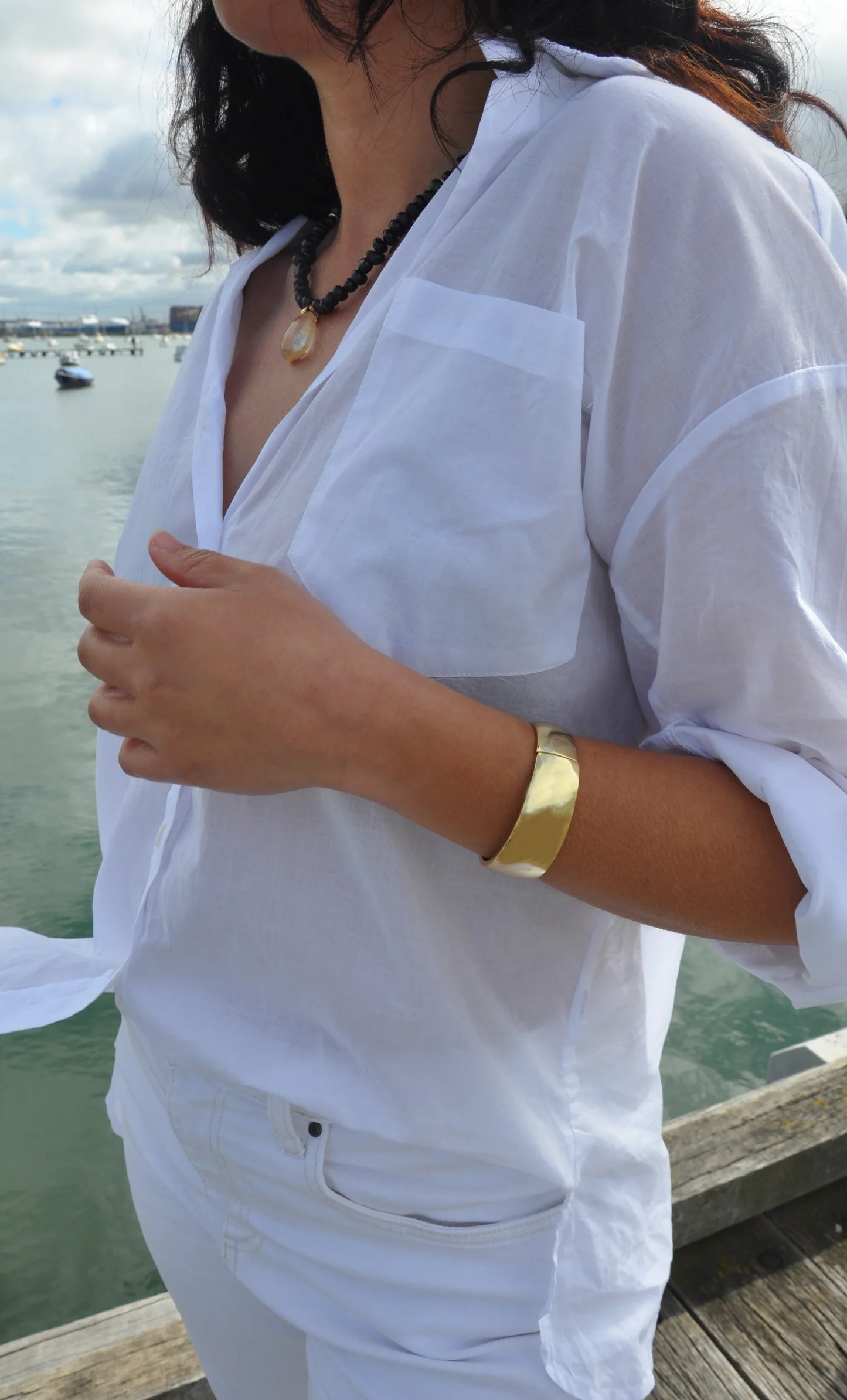 TUNIK - 24K Gold Fill Statement Bangle