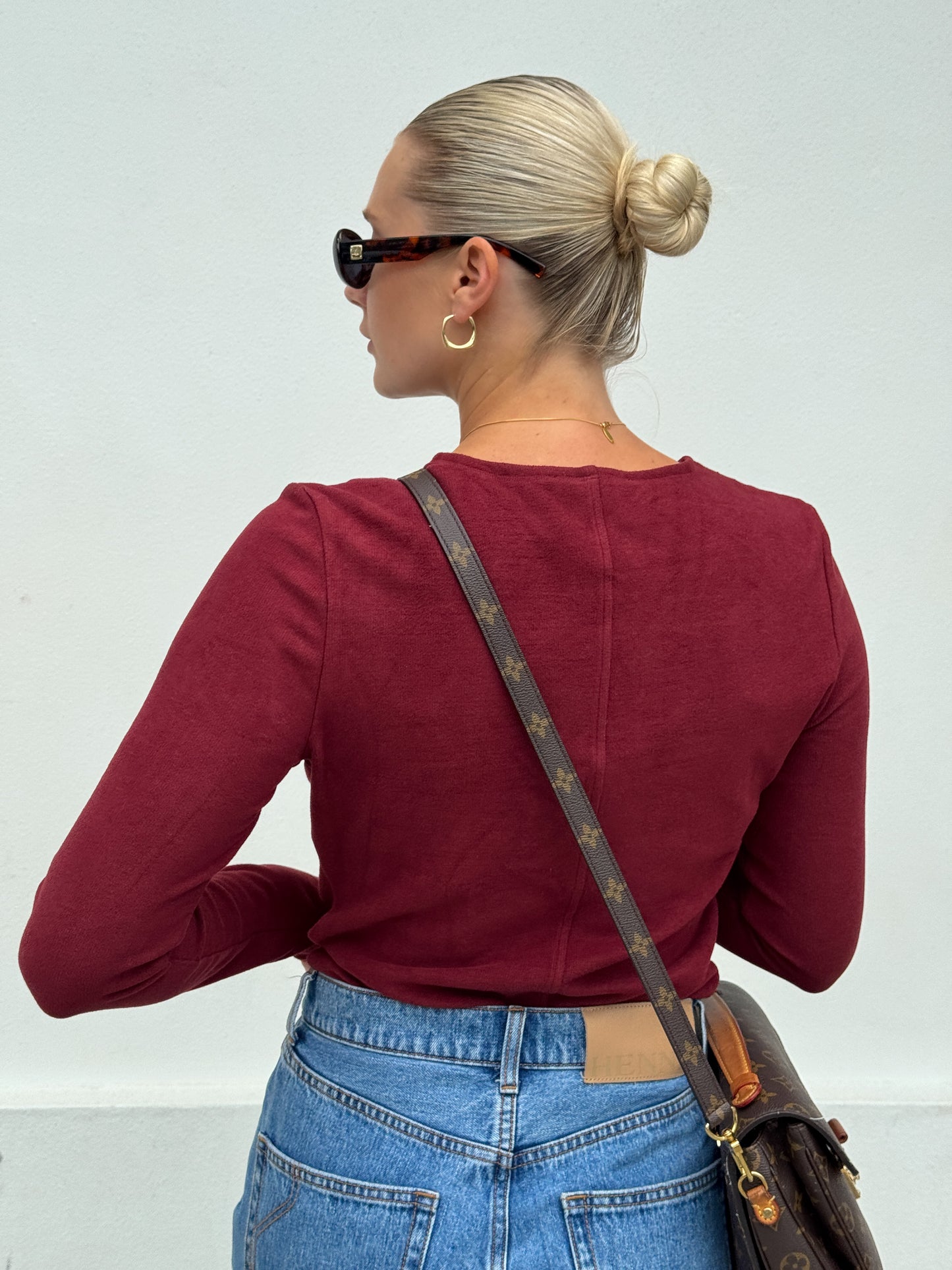 CARTEL & WILLOW : Plum - Aspyn Top