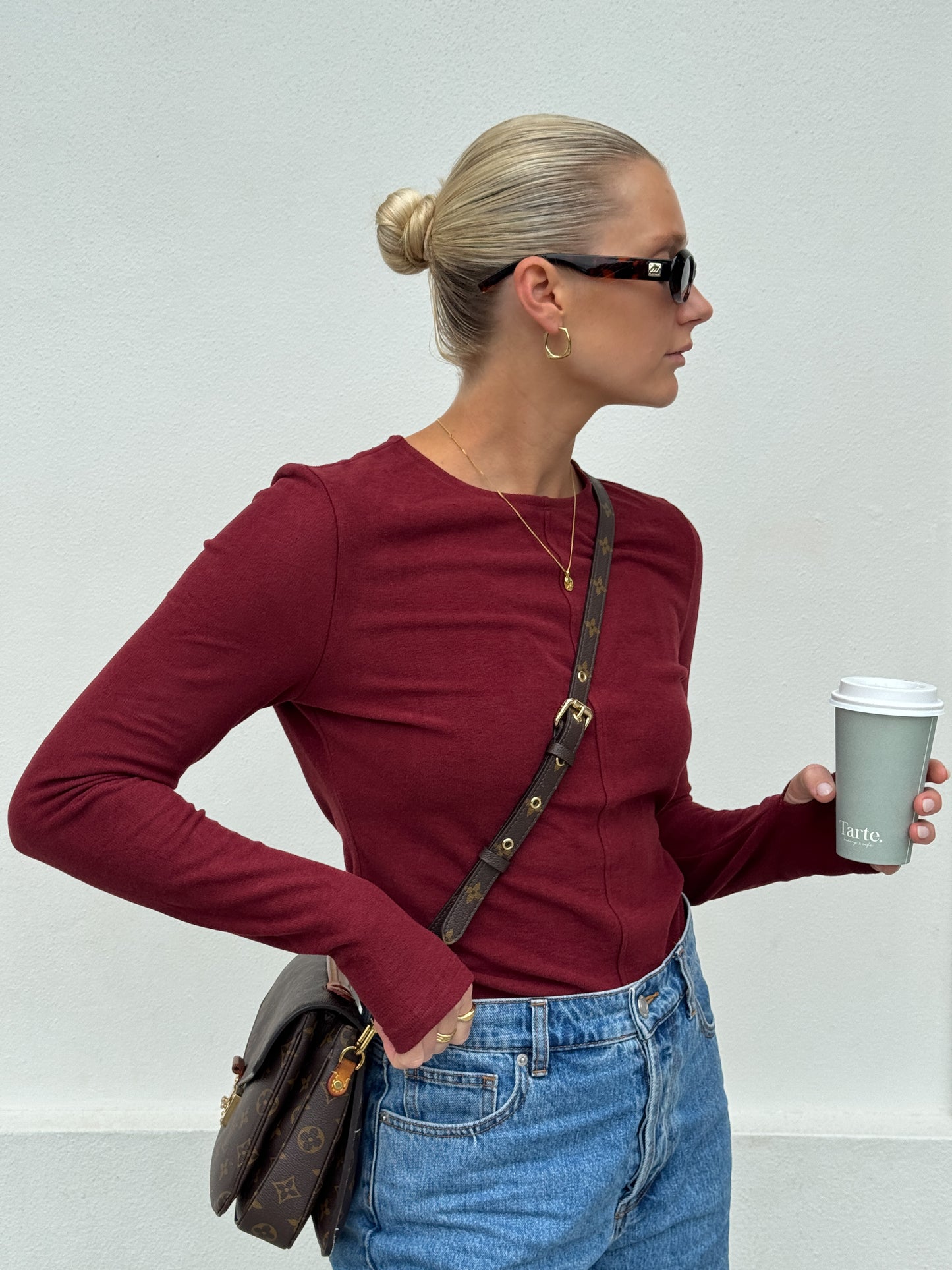 CARTEL & WILLOW : Plum - Aspyn Top