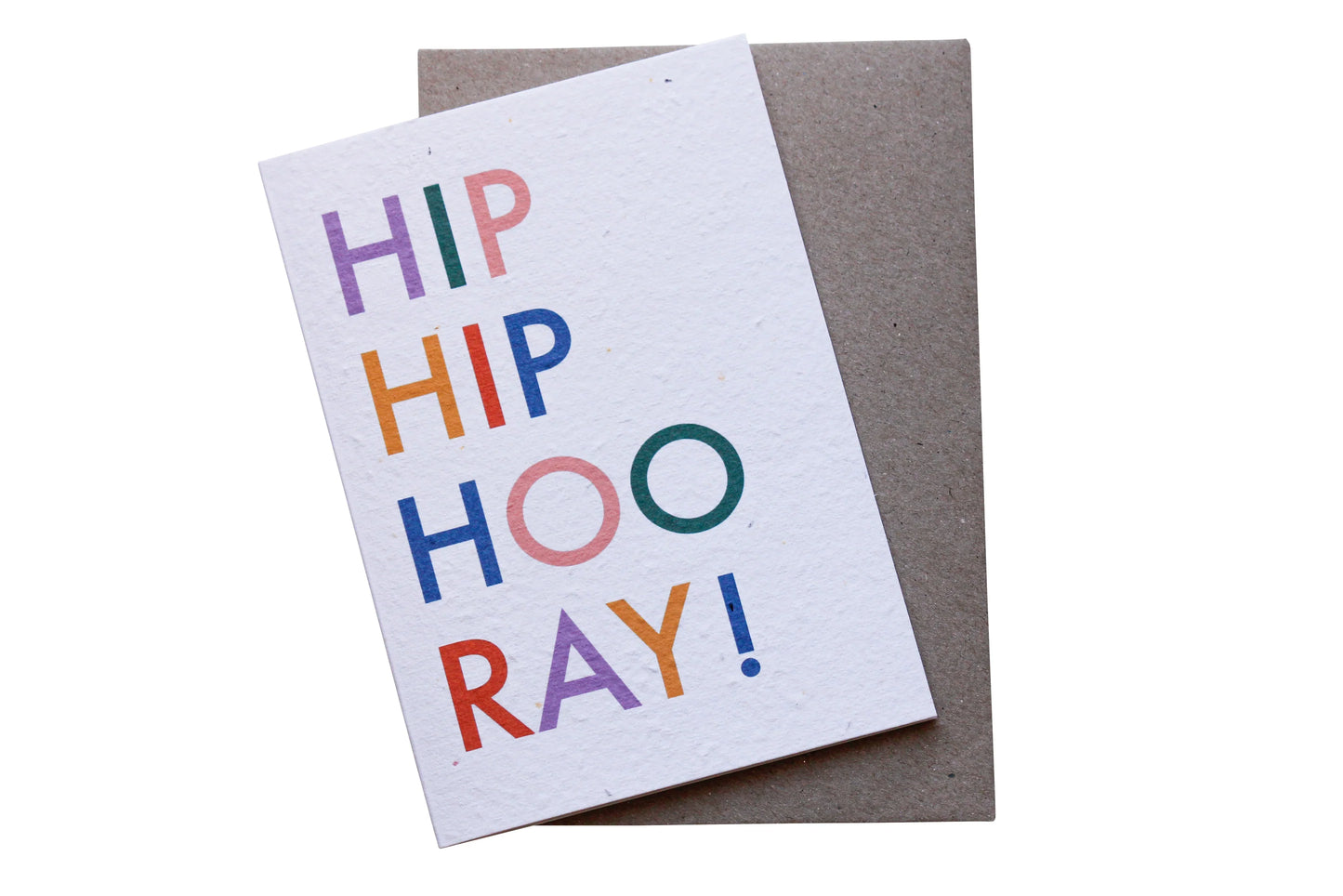 GREETING CARD : Hip Hip Hooray! Mini Plantable Card - Greeting Card
