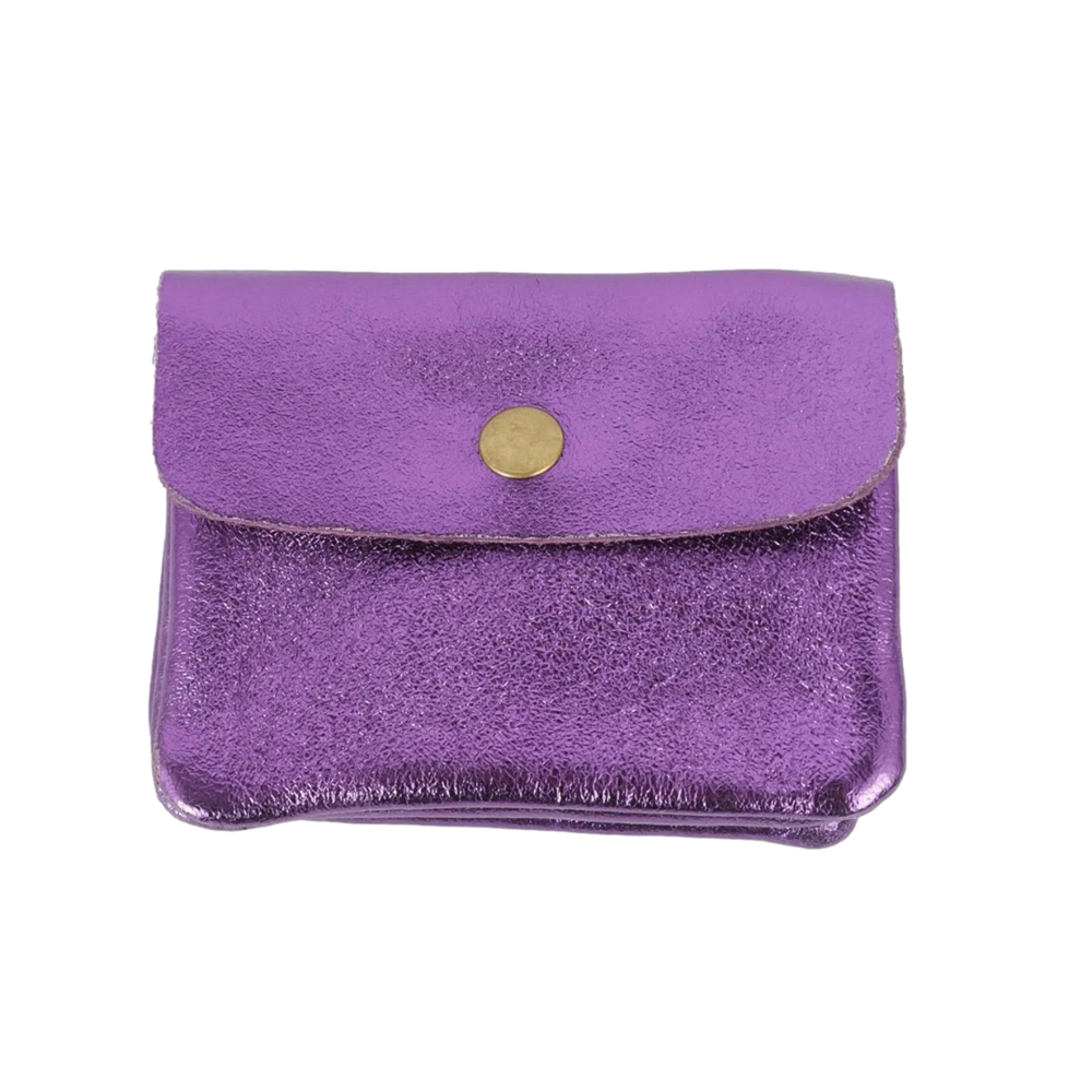 MAISON FANLI : Metallic Purple - Coin Purse