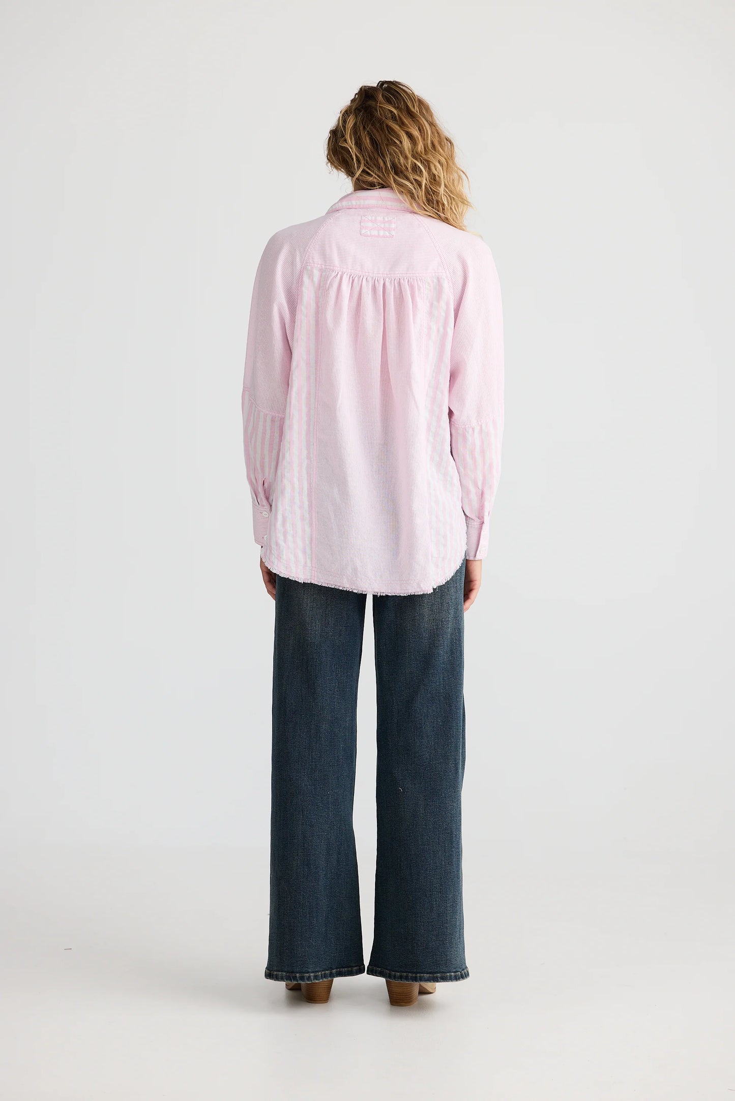 Talisman Yellowstone Shirt - Pink Stripe