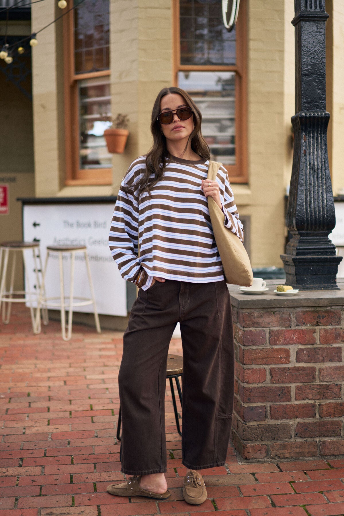 CERES LIFE - Beau Long Sleeve Slouchy Tee