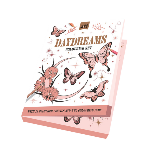 BOOKS : Daydreams Colouring Set - Adult Colouring Book