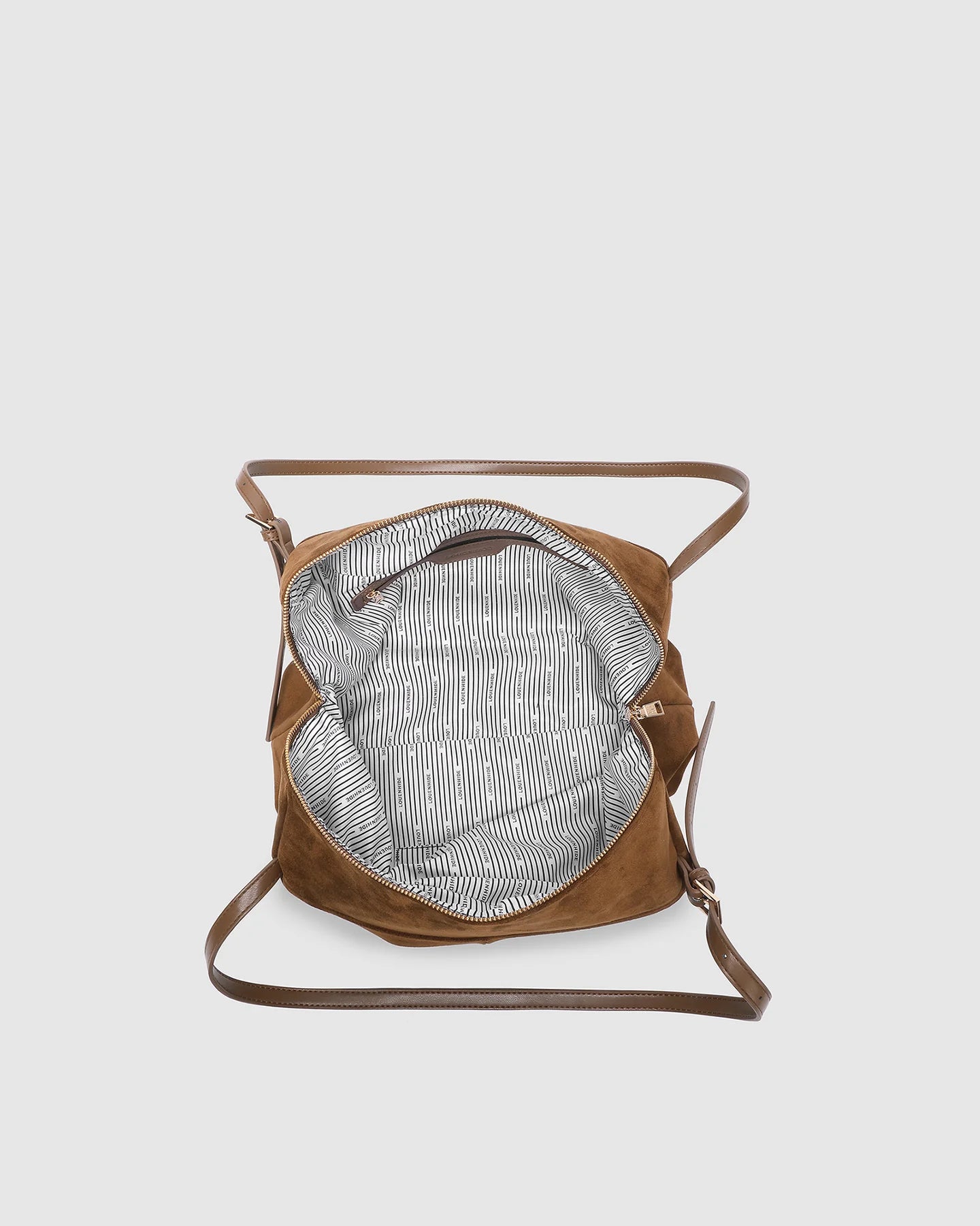LOUENHIDE : Marissa Suedette Cognac - Shoulder Bag