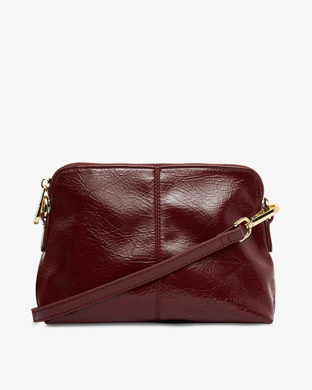 ELMS+KING : Burbank Xbody - Burgundy Crinkle