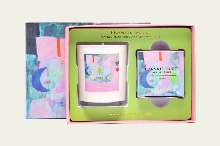 FRANKIE GUSTI : Nectar Scented - Candle + Shower Steamer Duo