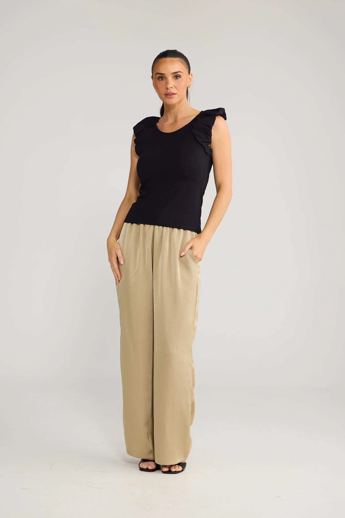 BRAVE + TRUE : Glenda Beige - Pant
