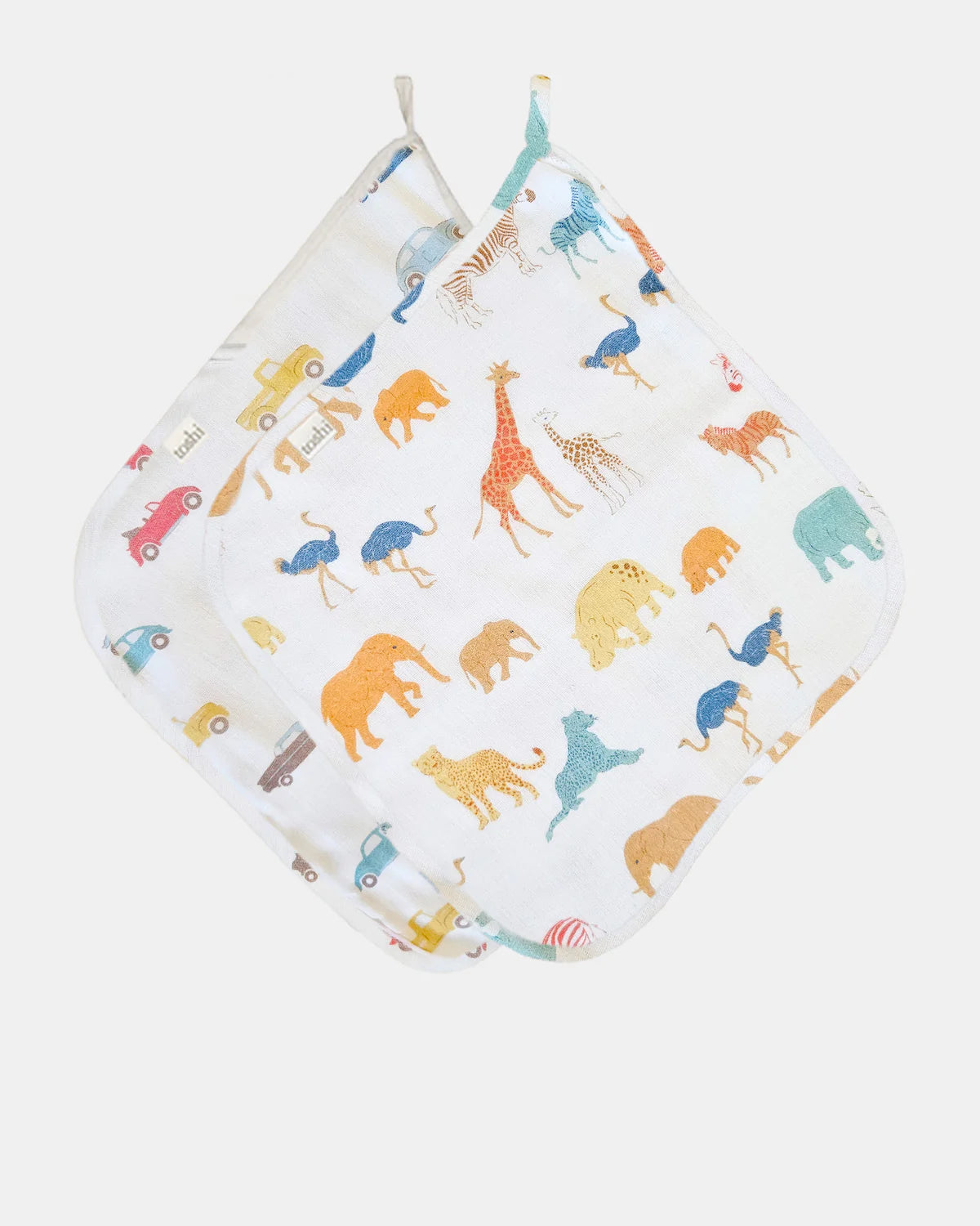 TOSHI : Congo Dawn - 2 Piece Muslin Washcloth Set
