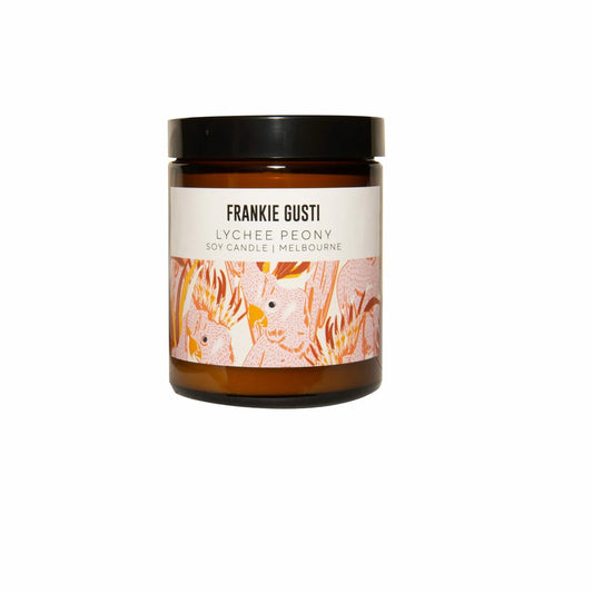 FRANKIE GUSTI : Lychee Peony - Soy Candle