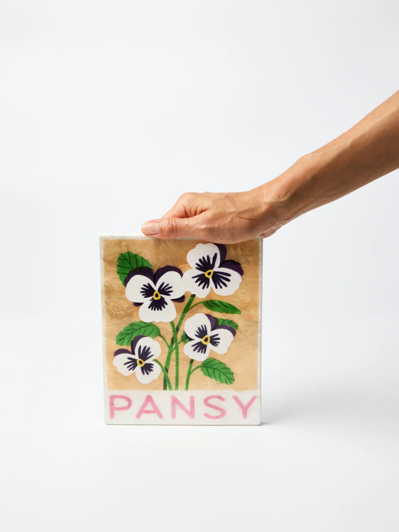 JONES & CO : Market Pansy - Wall Art