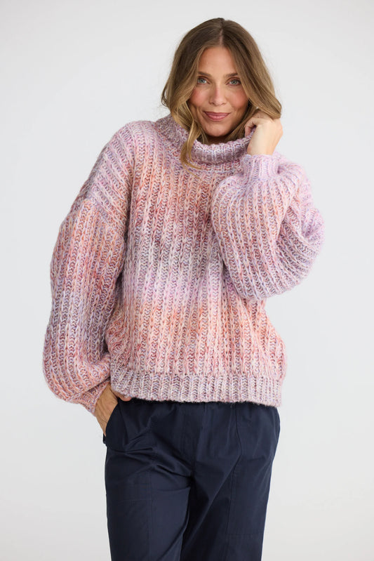 HOLIDAY : Olas Pink Ombré - Knit