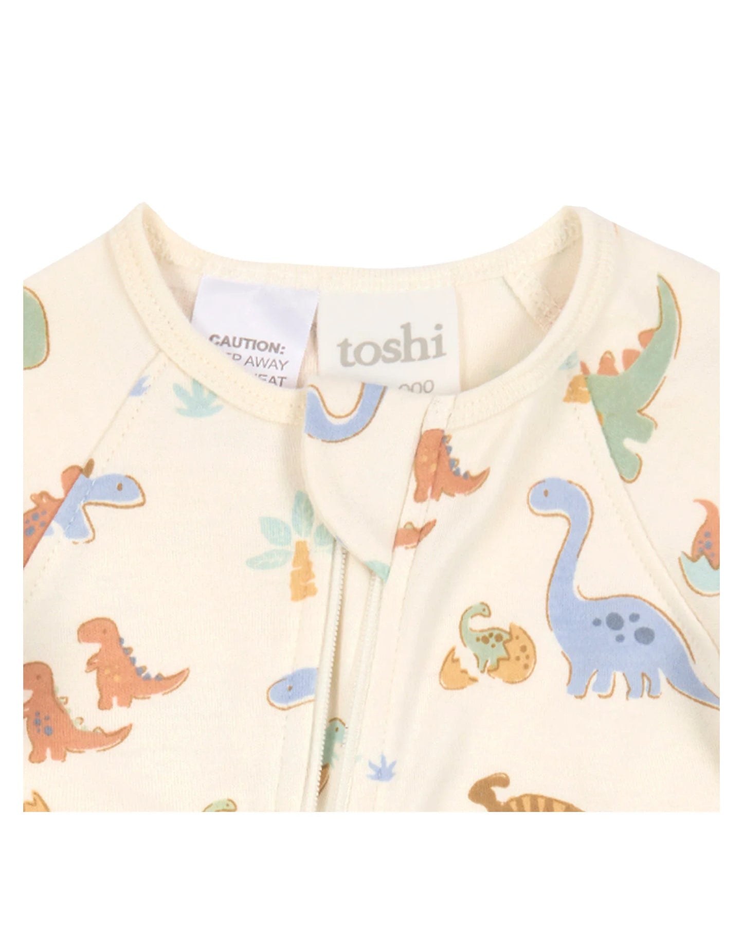 TOSHI :  L/S Classic Harvest Dino Bubs - Onesie