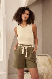 THE SHANTY : Positano Short - Khaki