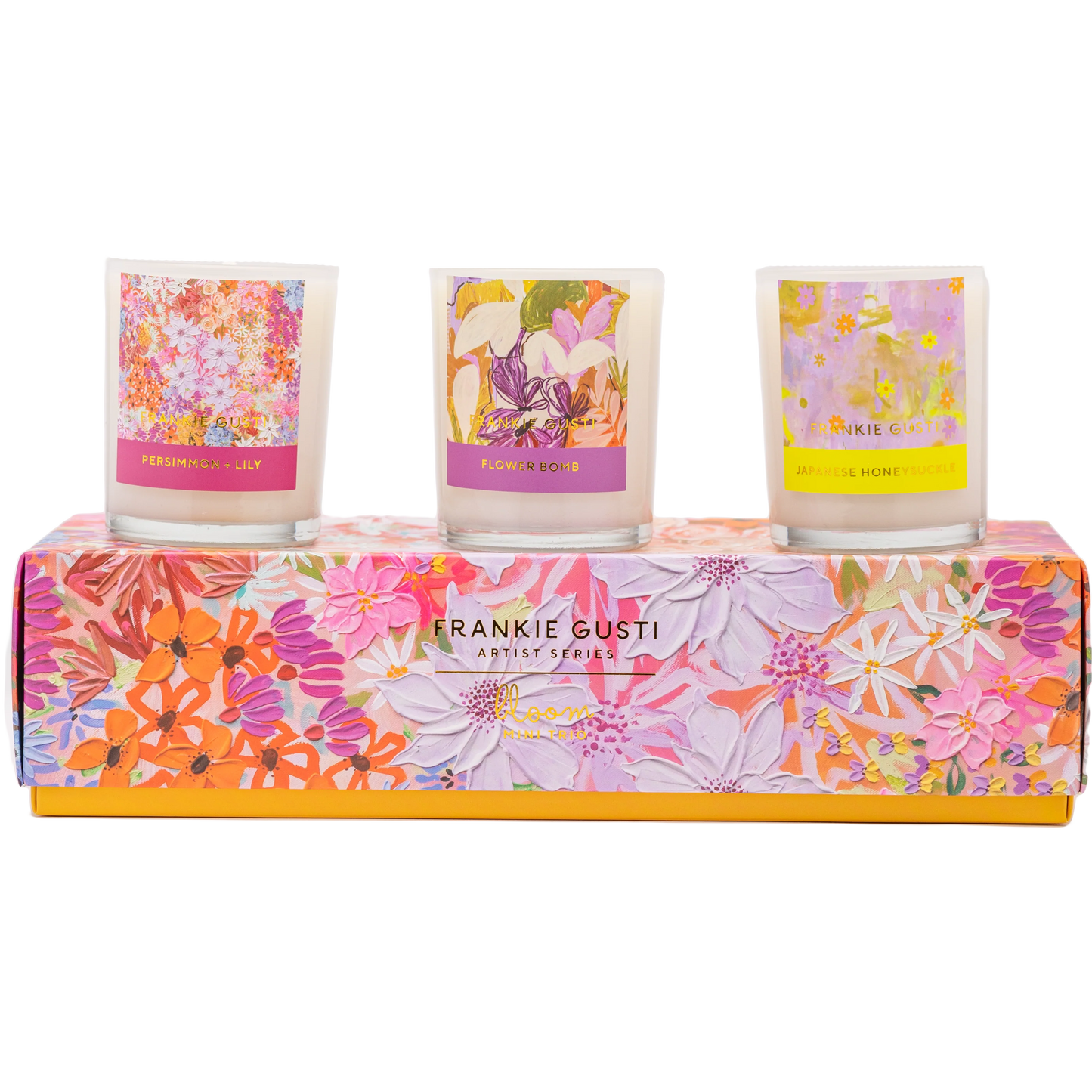 FRANKIE GUSTI : Bloom Mini Tro Candle Set