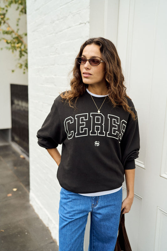 CERES LIFE - Isla Oversized Slouchy Crew