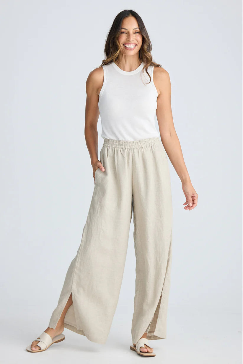 HOLIDAY - Fly Away Pant - Natural Linen