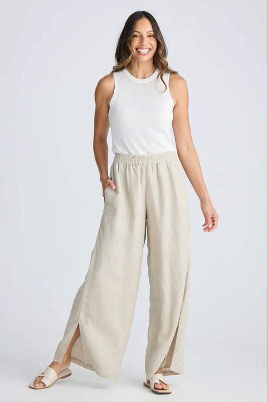 HOLIDAY - Fly Away Pant - Natural Linen