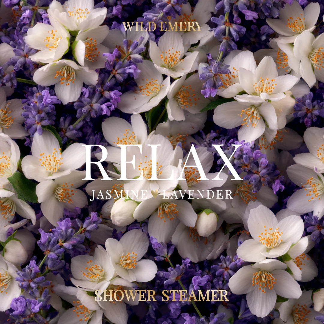 WILD EMERY : Relax Jasmine x Lavender - Shower Steamer