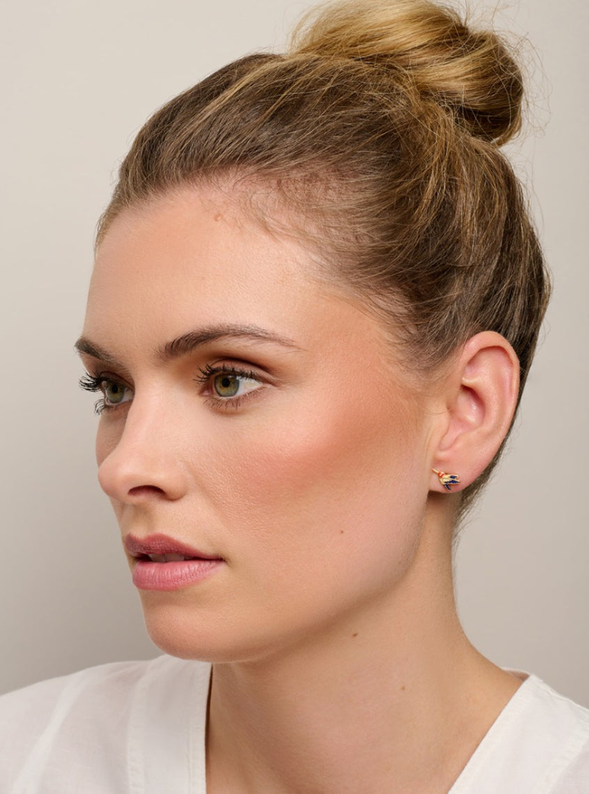 TIGER TREE : Woodstar Bird Studs - Earrings
