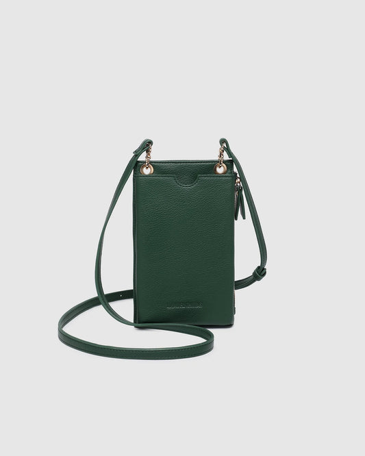 LOUENHIDE: Suki Forest Green - Phone Bag
