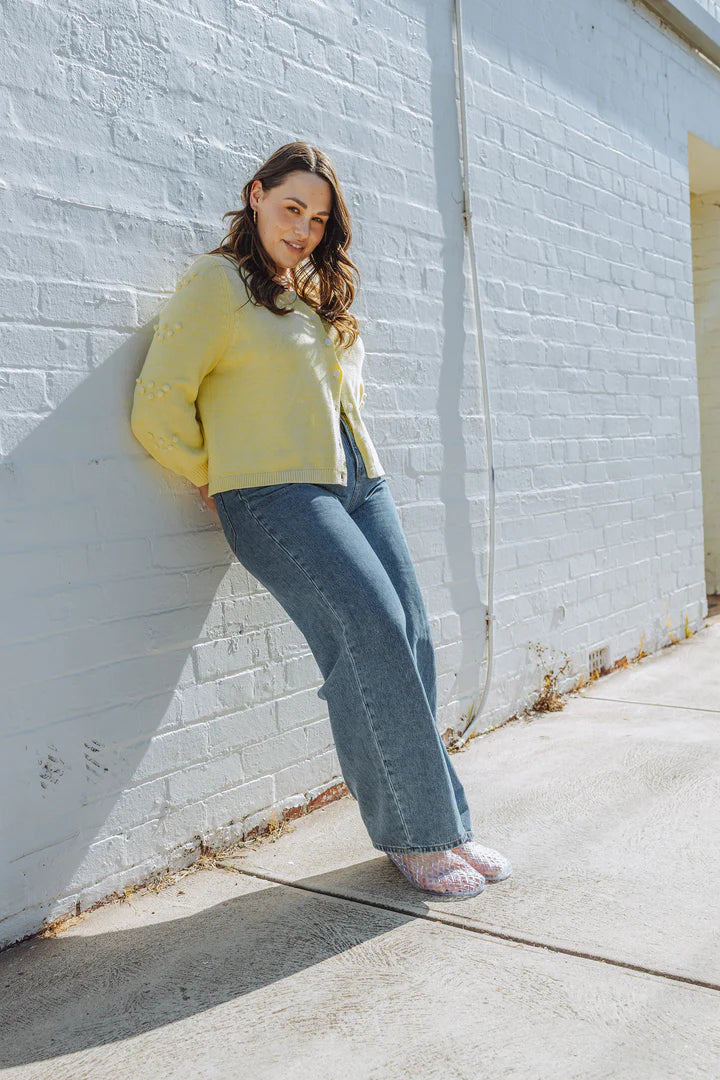 THRD LABEL: The Camellia Cardigan - Lemoncello