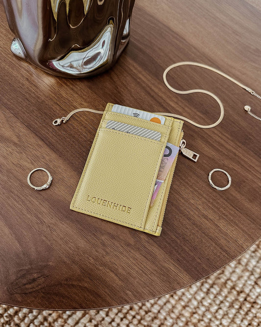 LOUENHIDE : Cara Butter Yellow - Cardholder