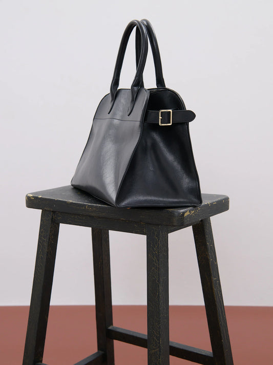 ANGELS WHISPER: Black Tote - Bag
