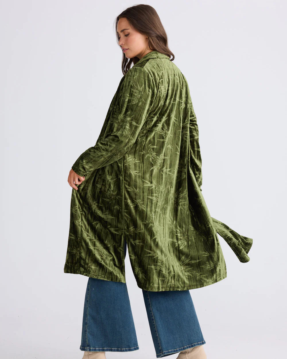 HOLIDAY : Aries Velvet Olive - Duster