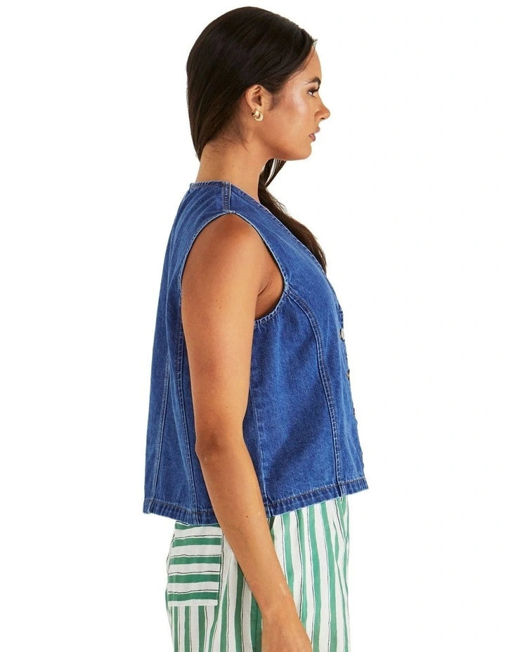 SASS : Sabine - Denim Vest