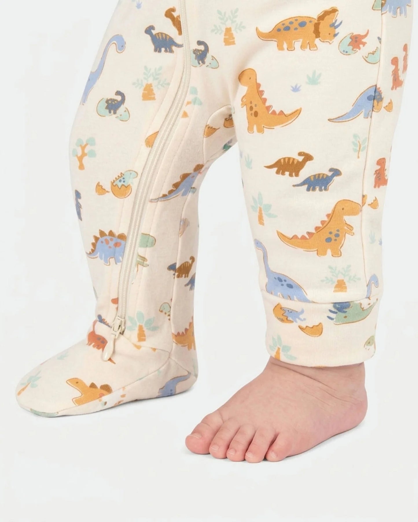 TOSHI :  L/S Classic Harvest Dino Bubs - Onesie