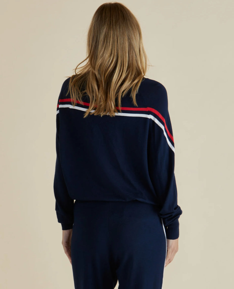 BETTY BASICS : Karina Knit Sweater - Navy