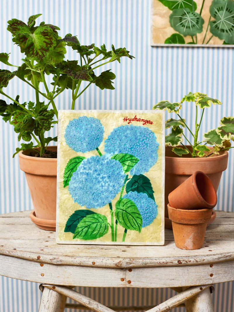 JONES & CO : Hydrangea Blue - Wall Art