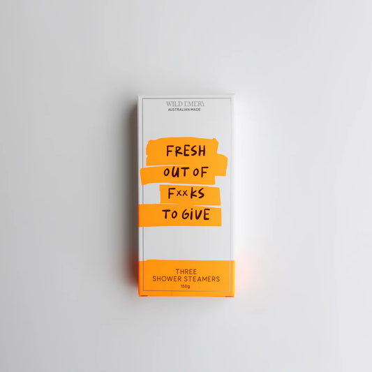 WILD EMERY : Fresh Out Of F*cks To Give - Shower Steamer 3 Pack