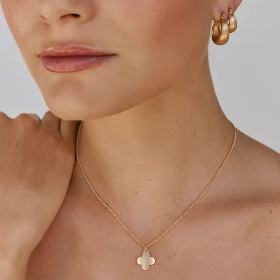 FAIRLEY : Moroccan Drop Necklace - Gold