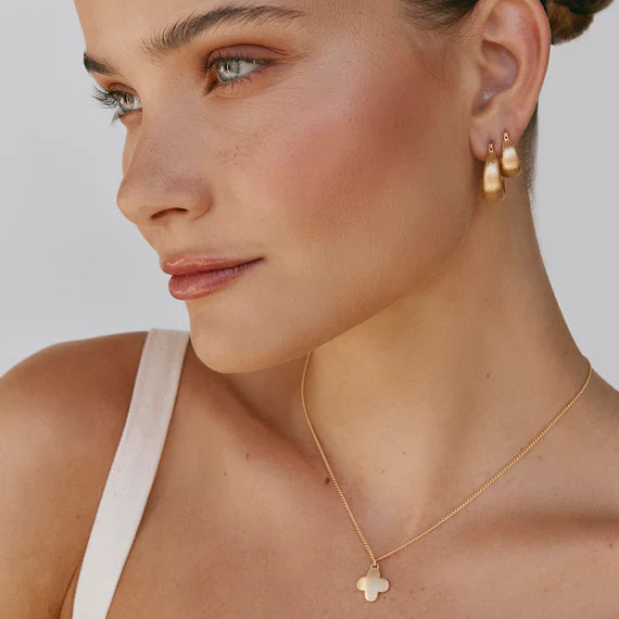 FAIRLEY : Moroccan Drop Necklace - Gold