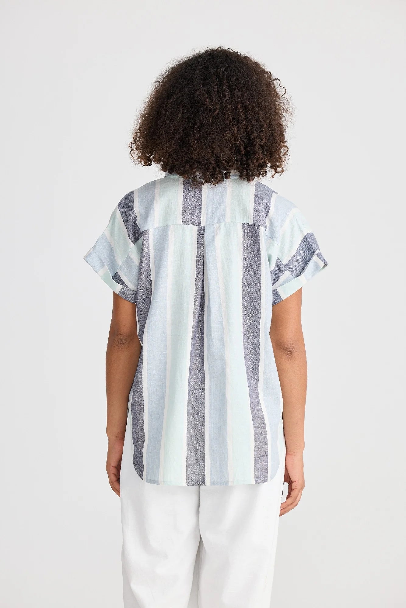 THE SHANTY CORPORATION :  Dune Stripe Tulip - Shirt