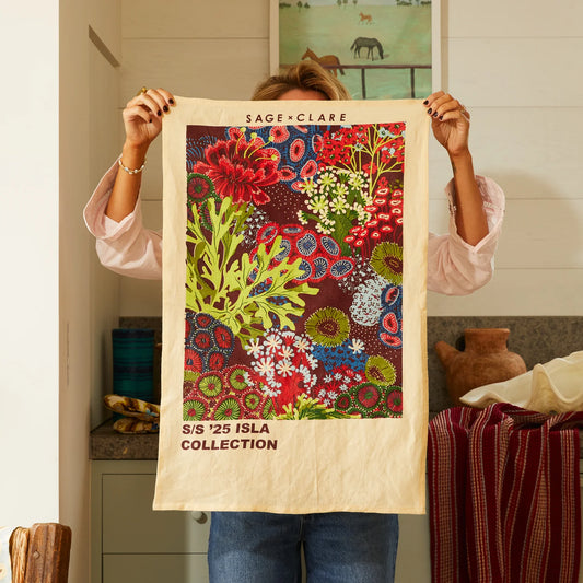 SAGE + CLARE : Cora Linen Tea Towel