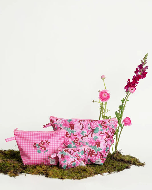 THE SOMEWHERE CO. - The Handy Trio Pouch Set - Sweet Pea