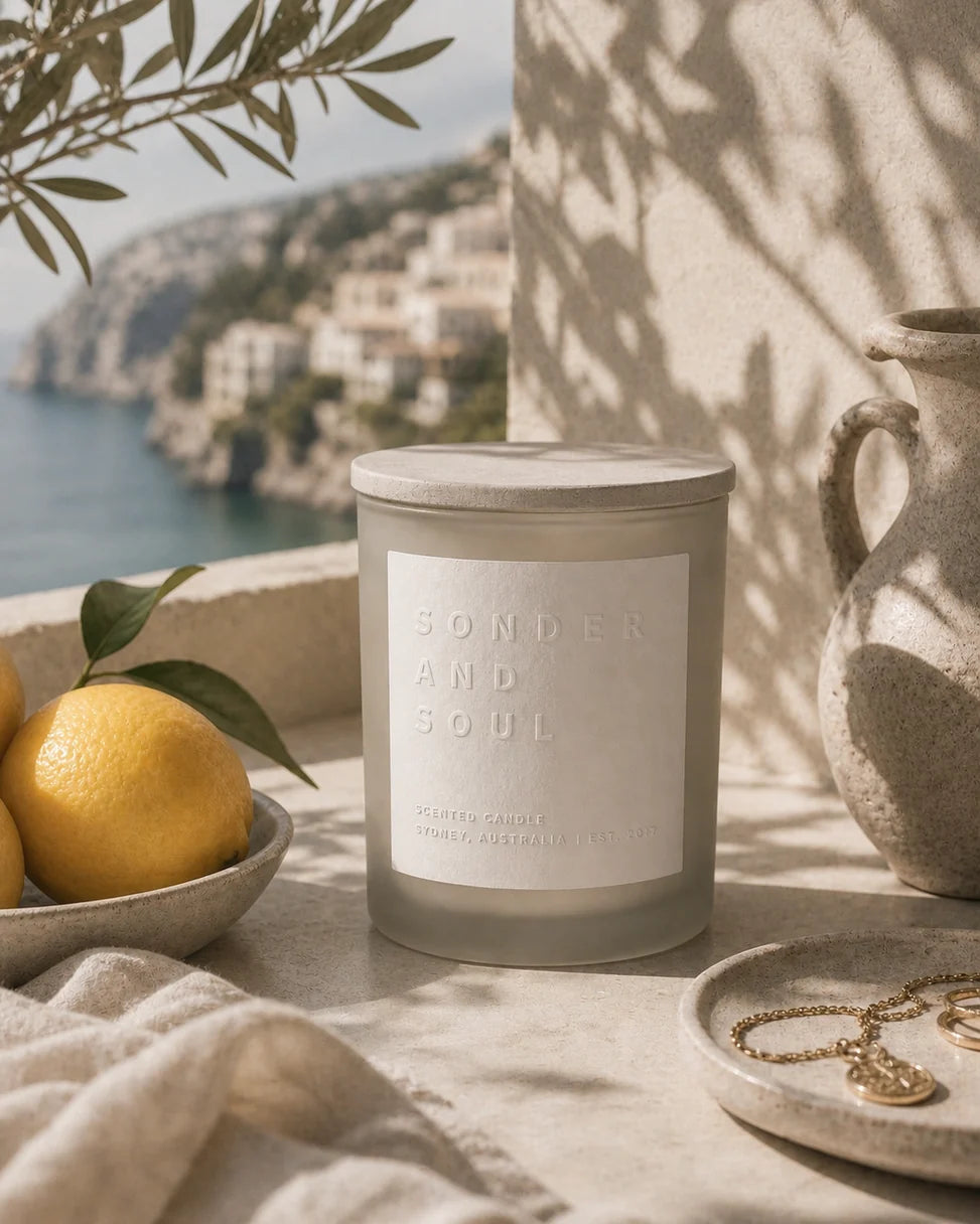 SONDER AND SOUL : Amalfi Coast - Scented Soy Candle