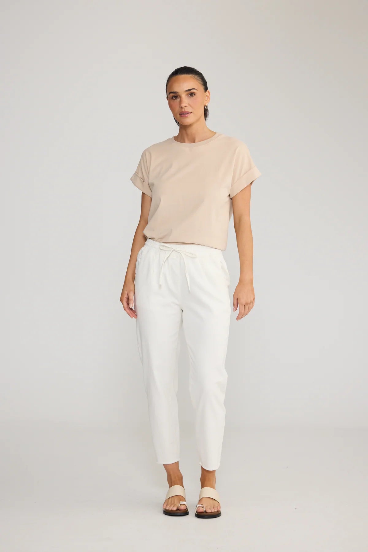BRAVE + TRUE : Wayfarer White - Pant