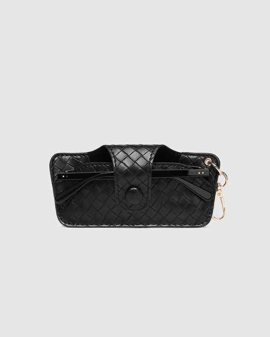 LOUENHIDE : Skittle Woven Black - Sunglasses Case