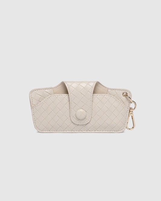 LOUENHIDE : Skittle Woven Vanilla - Sunglasses Case