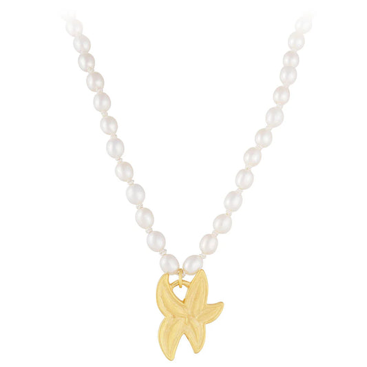 FAIRLEY : Starfish Pearl - Necklace
