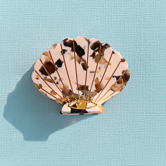 KINGSTON: Marble Shell - Hair Clip