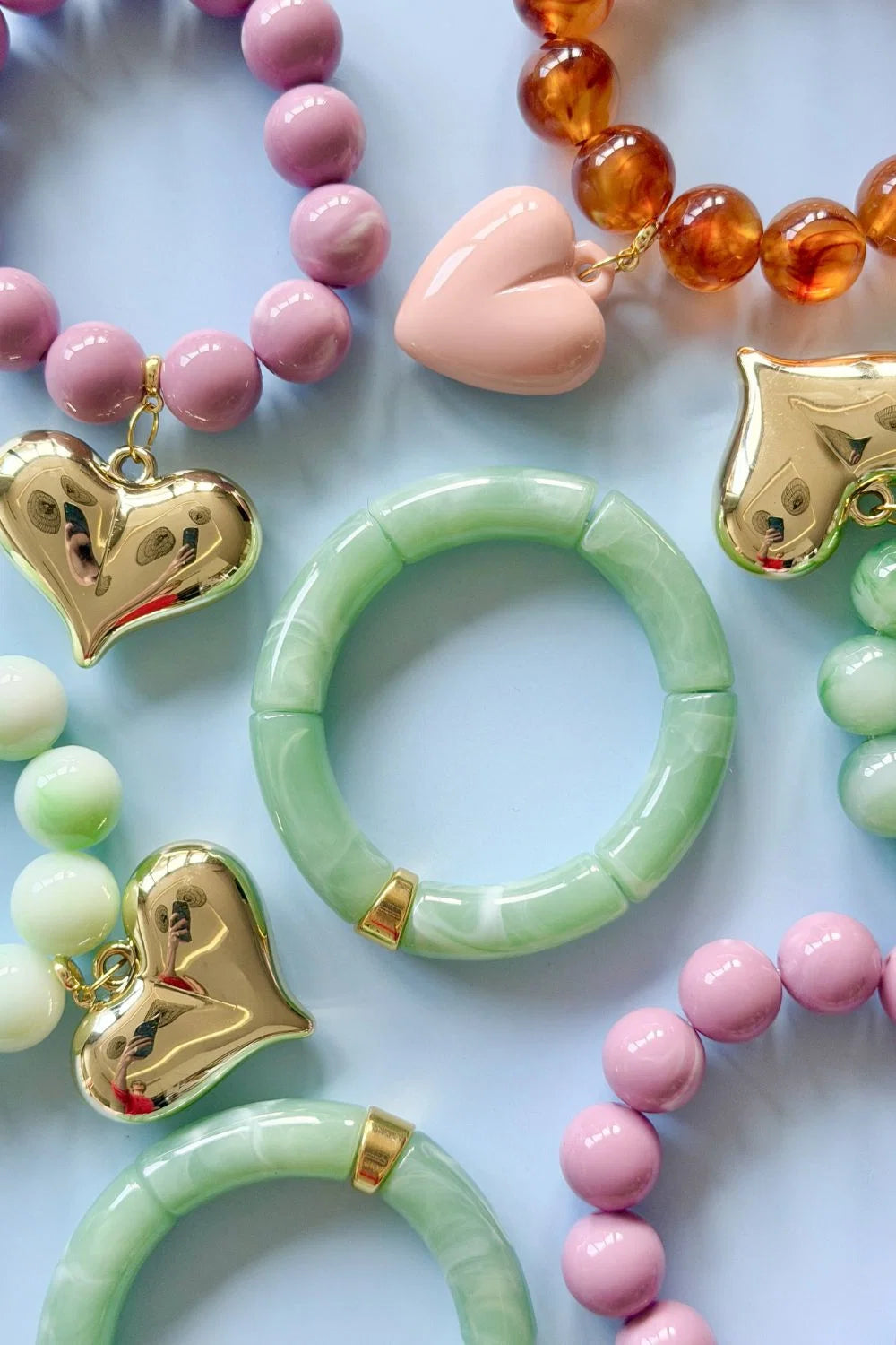 MOSK. MELBOURNE : Tube Pale Green - Bracelet