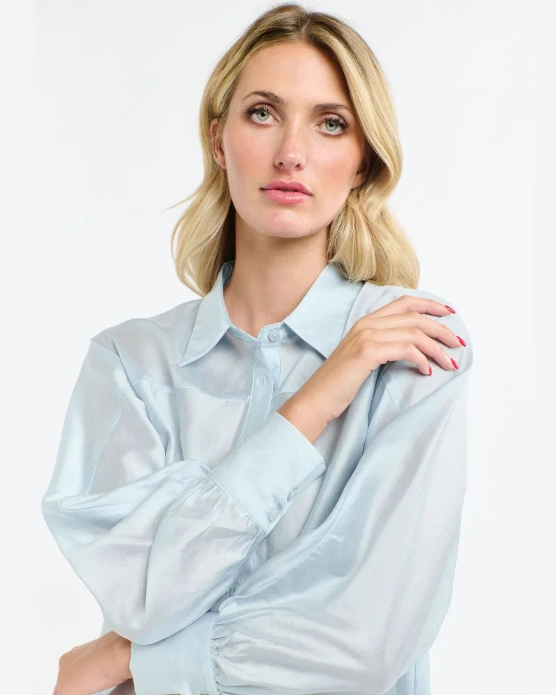 365 DAYS : Annabel Tencel Shirt - Provence Blue
