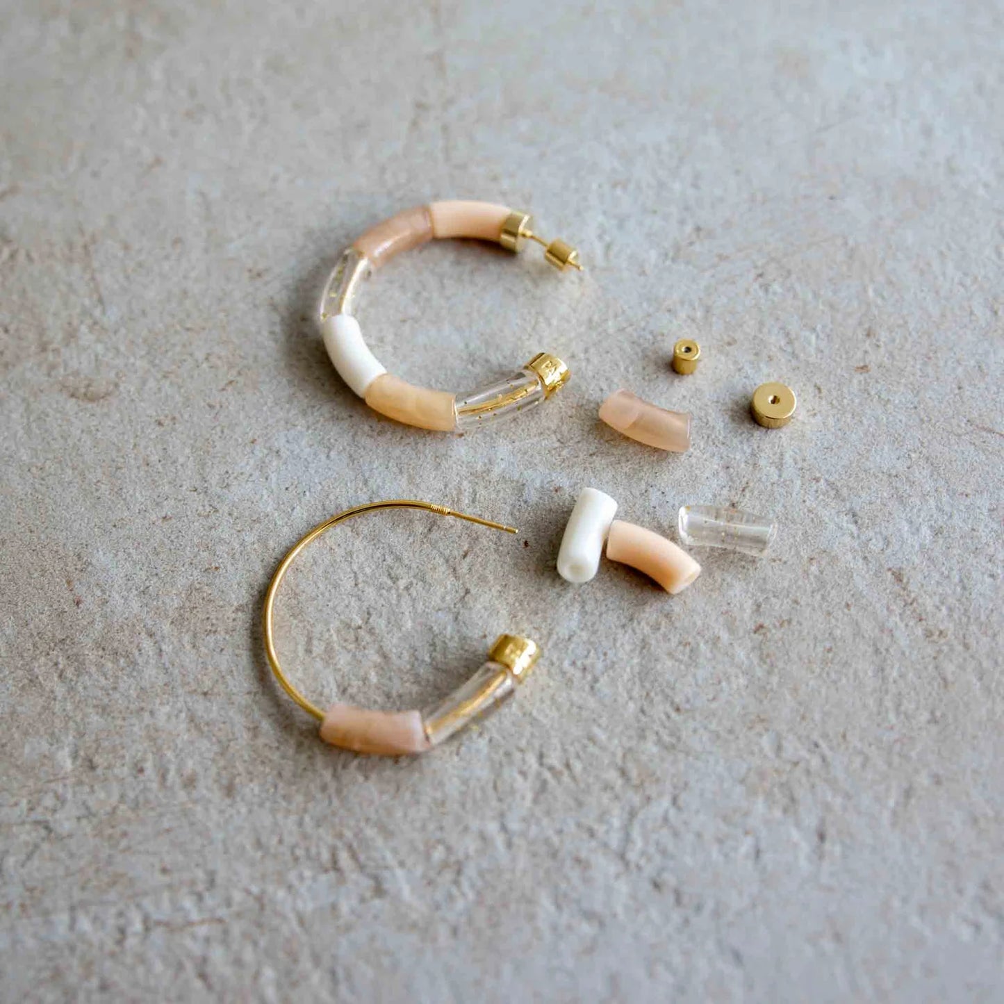 PARAYBAYA : Neve Crème/White - Earrings
