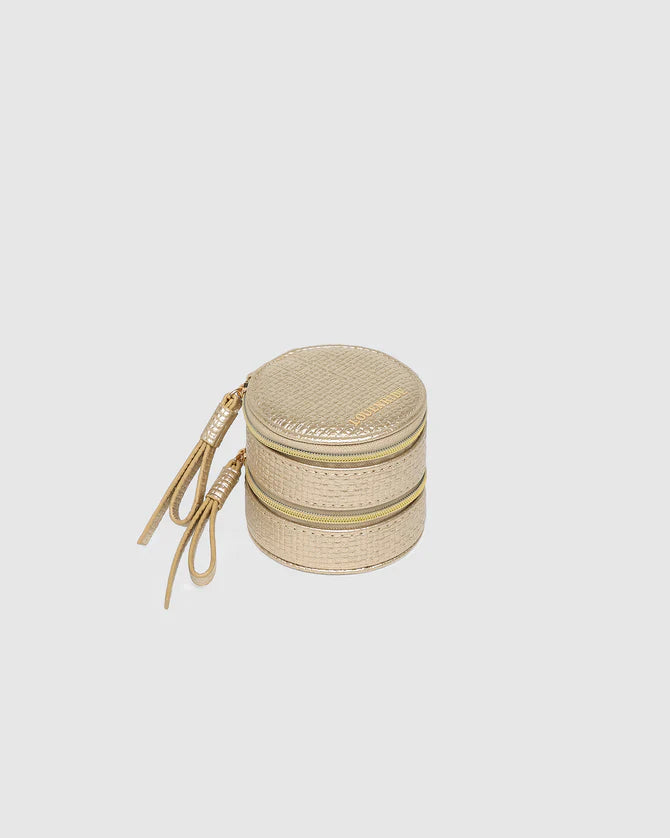 LOUENHIDE : Sofia Jewellery Box - Champagne